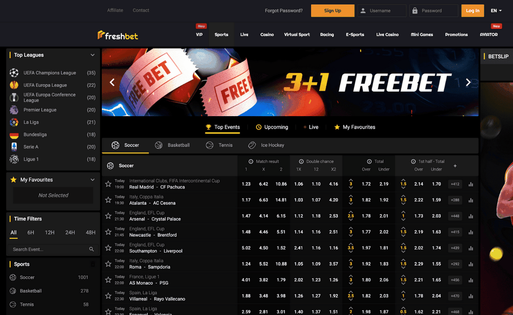 Freshbet Online casino